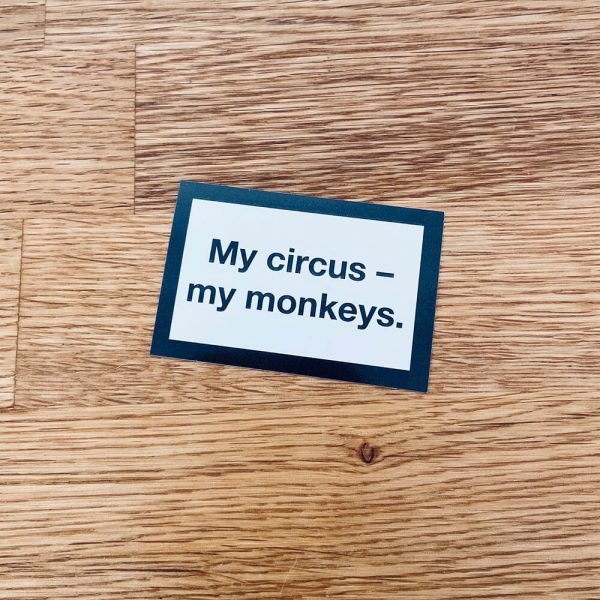Sticker-My-circus-my-monkeys